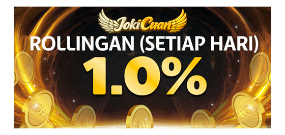 BONUS ROLLINGAN 1% (SETIAP HARI)