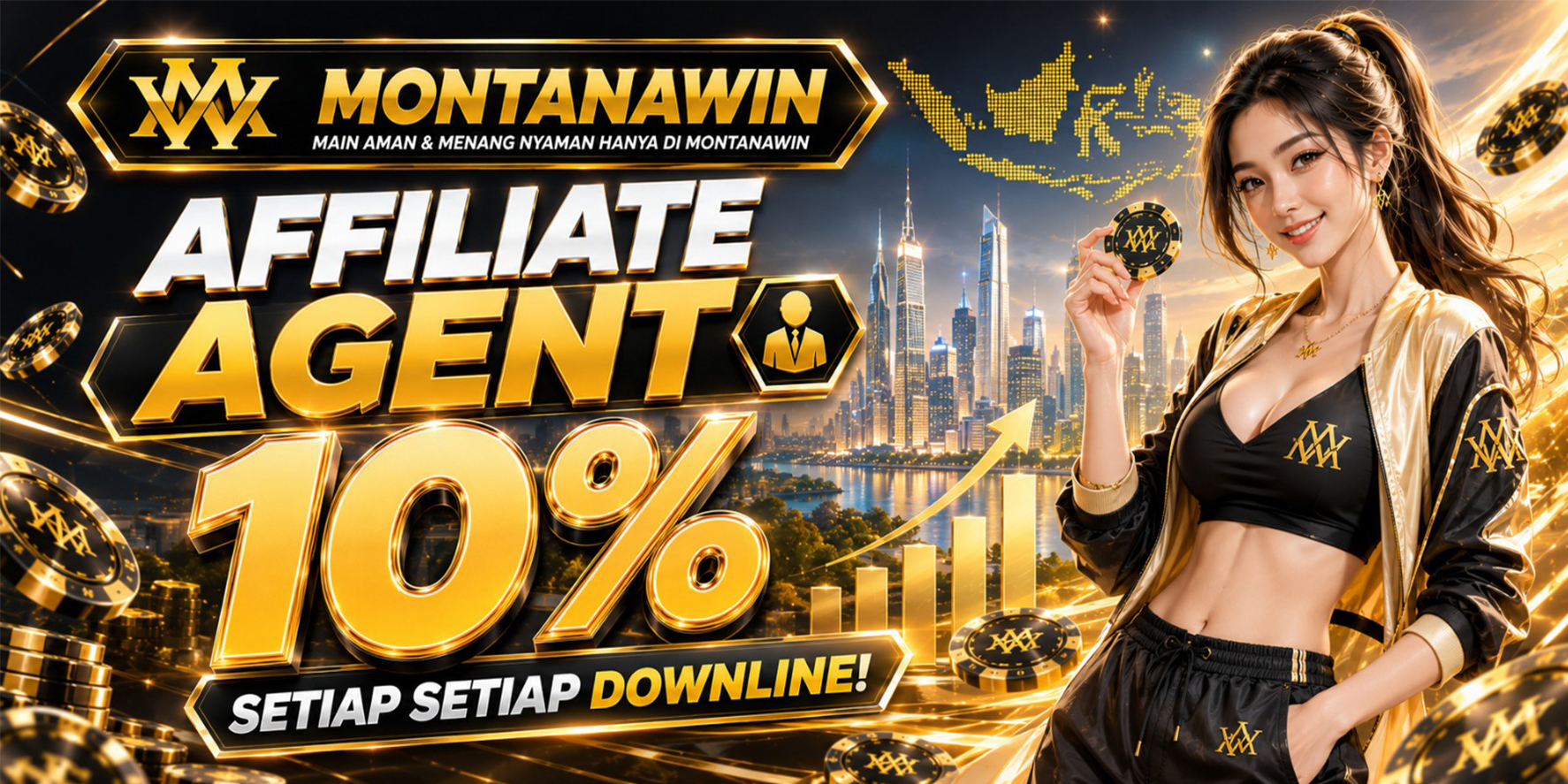 AFFILIATE AGENT 10% Setiap Setiap Downline!