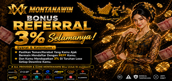 Bonus Referral 3% Selamanya!