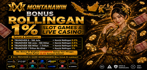 BONUS ROLLINGAN 1% SLOT GAMES & LIVE CASINO!